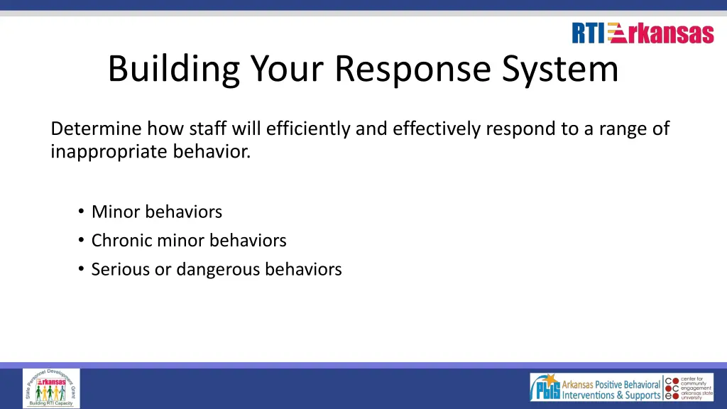 building your response system