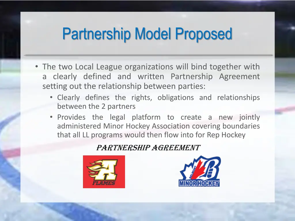 partnership model proposed