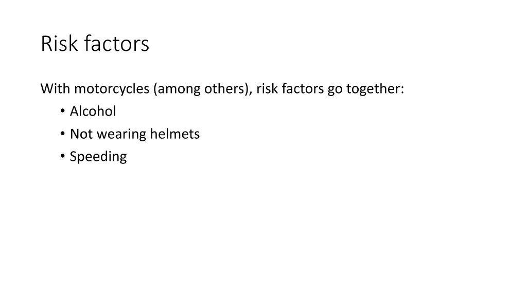 risk factors