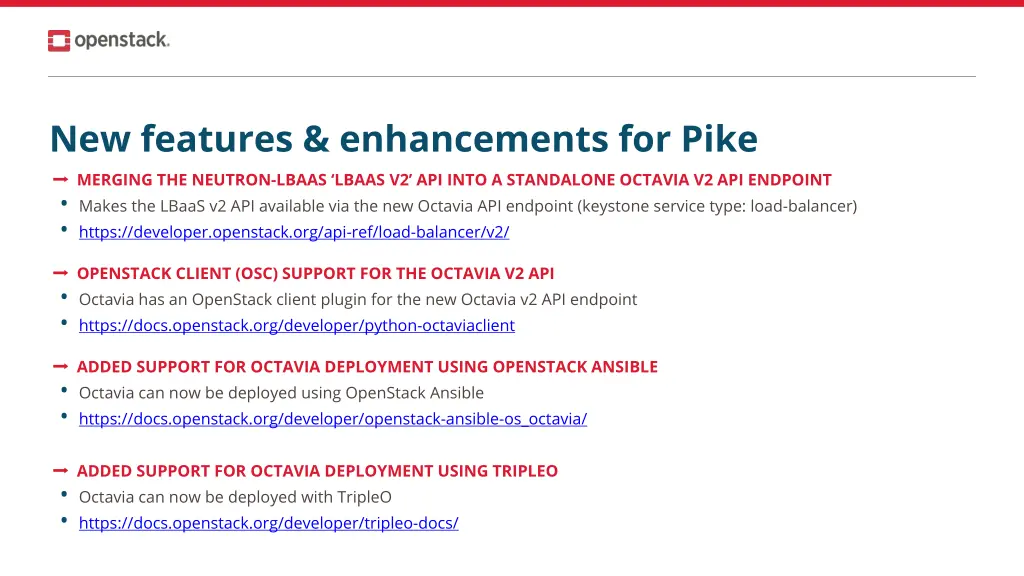 new features enhancements for pike merging