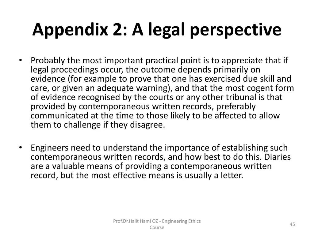 appendix 2 a legal perspective 4