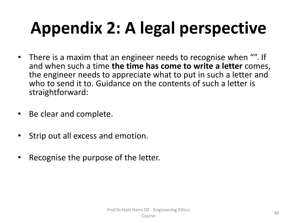 appendix 2 a legal perspective 5