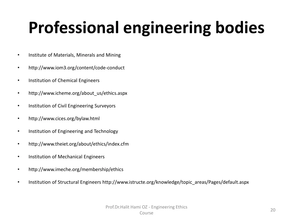 professional engineering bodies 1