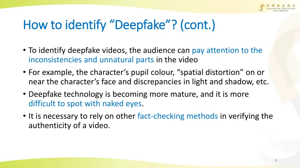 how to identify how to identify deepfake