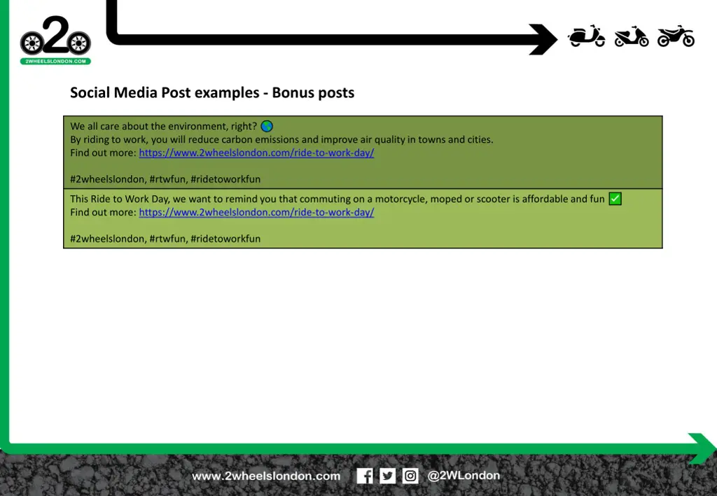 social media post examples bonus posts