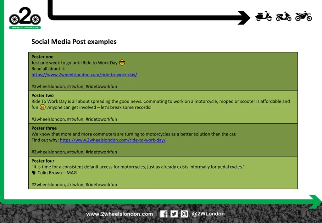 social media post examples