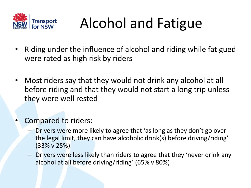 alcohol and fatigue