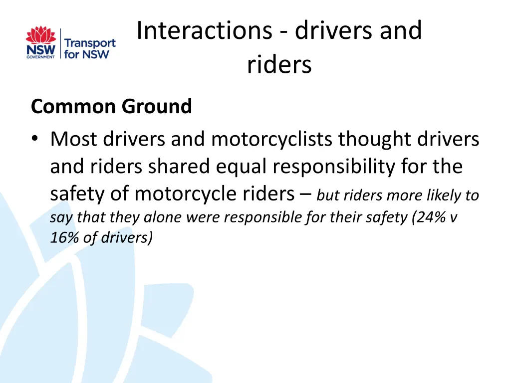 interactions drivers and riders 1