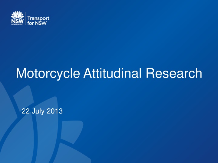 motorcycle attitudinal research