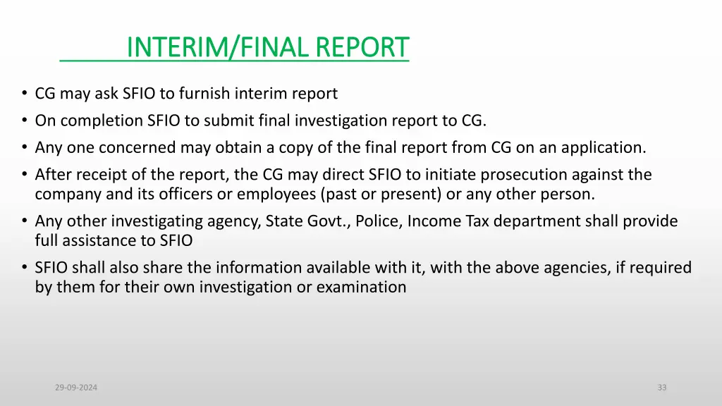 interim final report interim final report