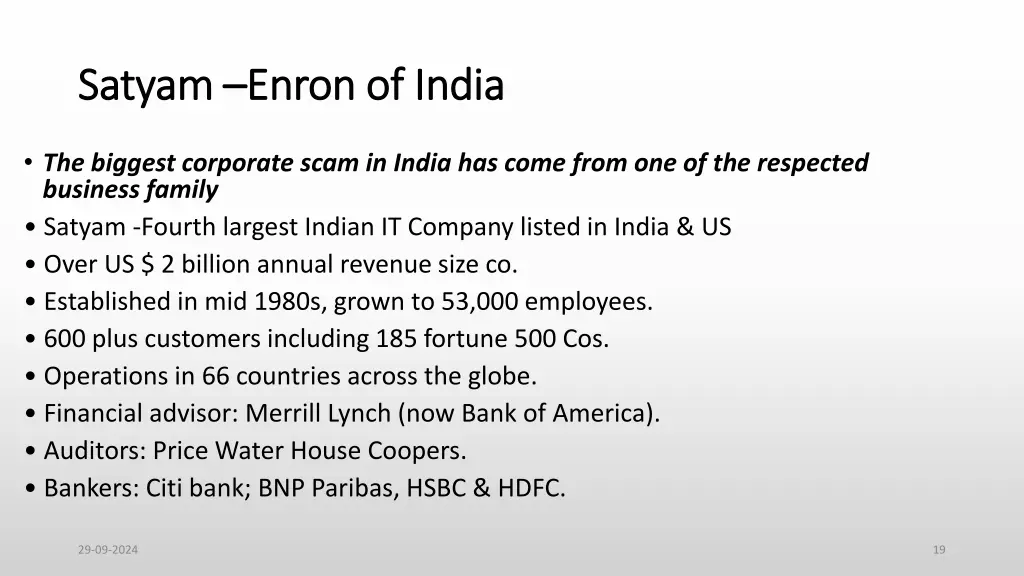 satyam satyam enron of india enron of india