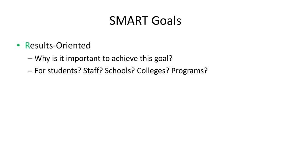 smart goals 4