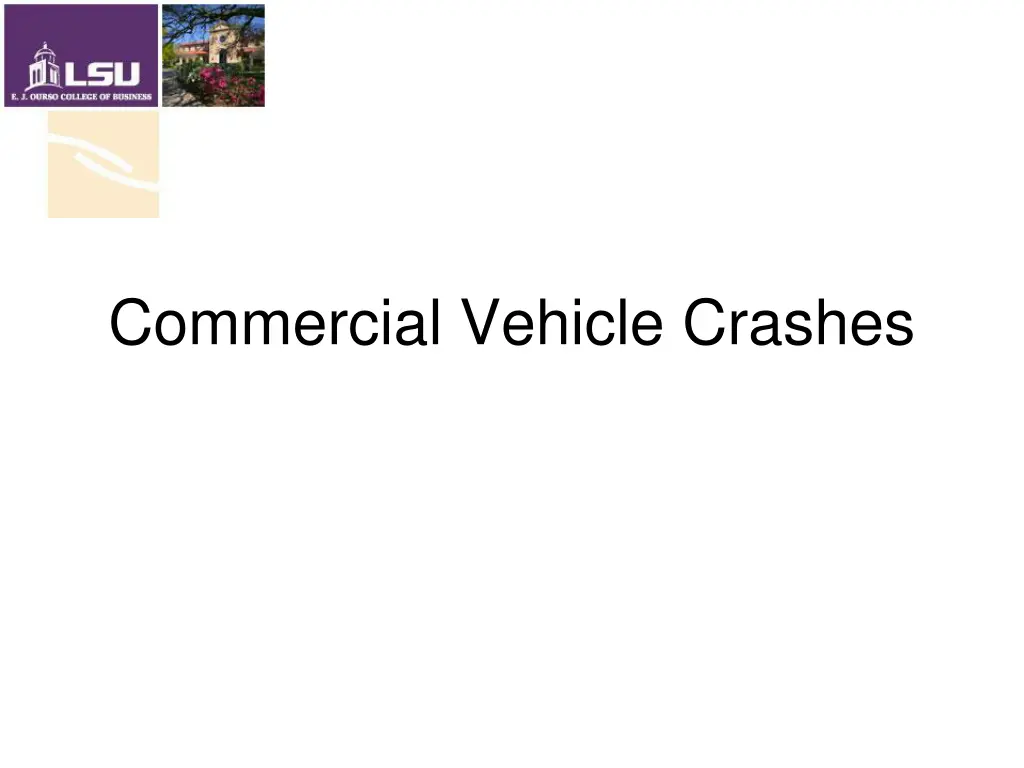 commercial vehicle crashes