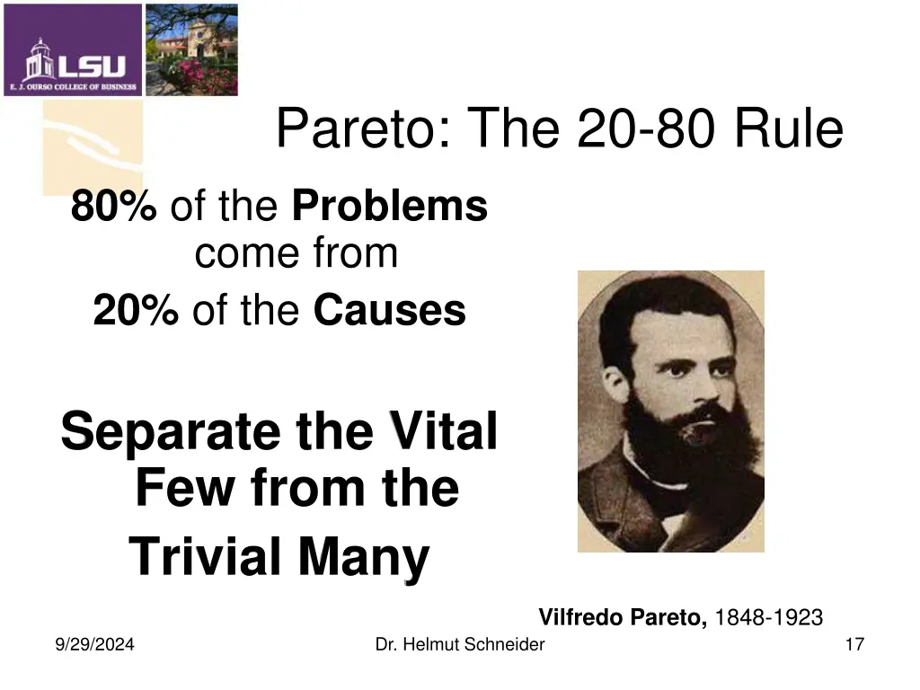 pareto the 20 80 rule 80 of the problems come