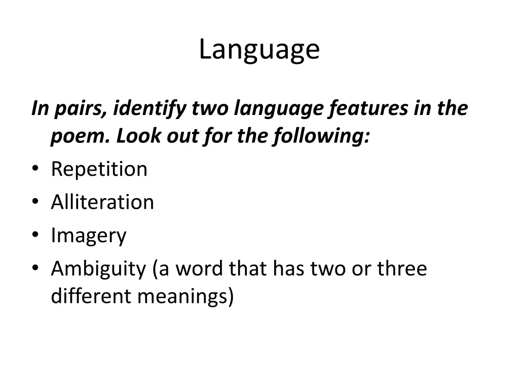 language