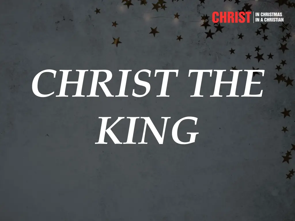 christ the king