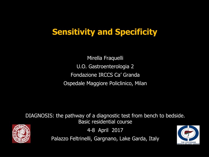 sensitivity and specificity