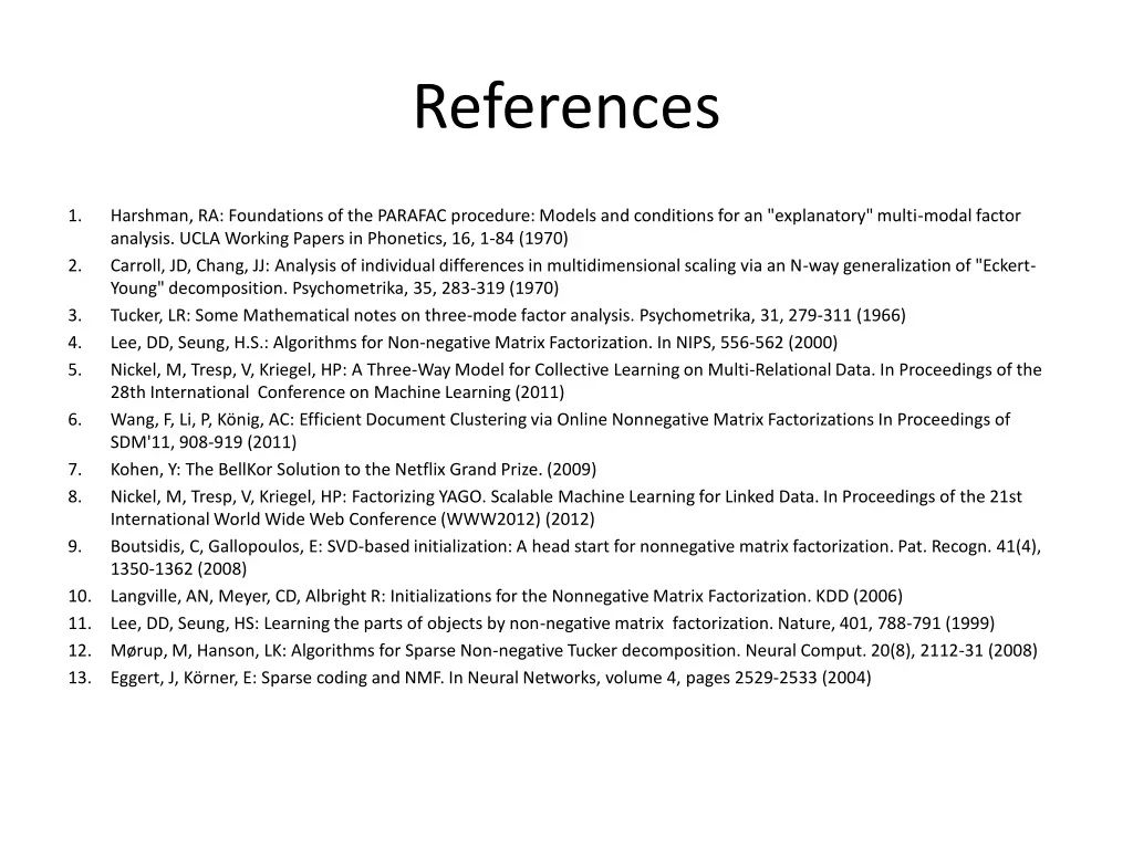 references