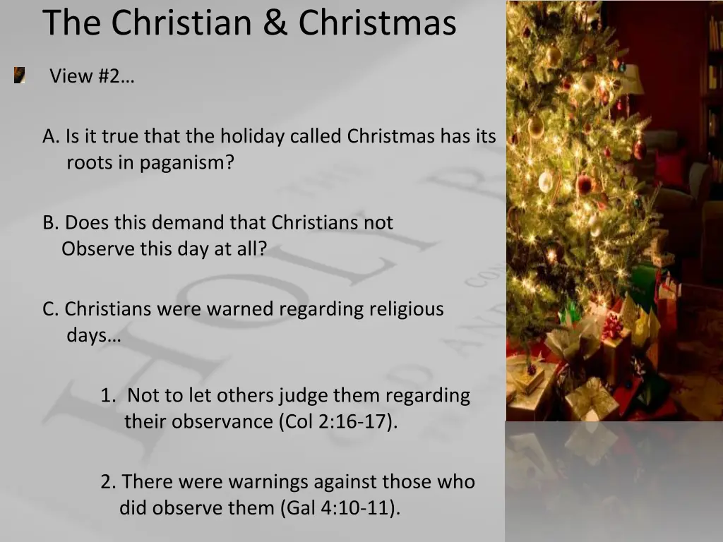 the christian christmas 1