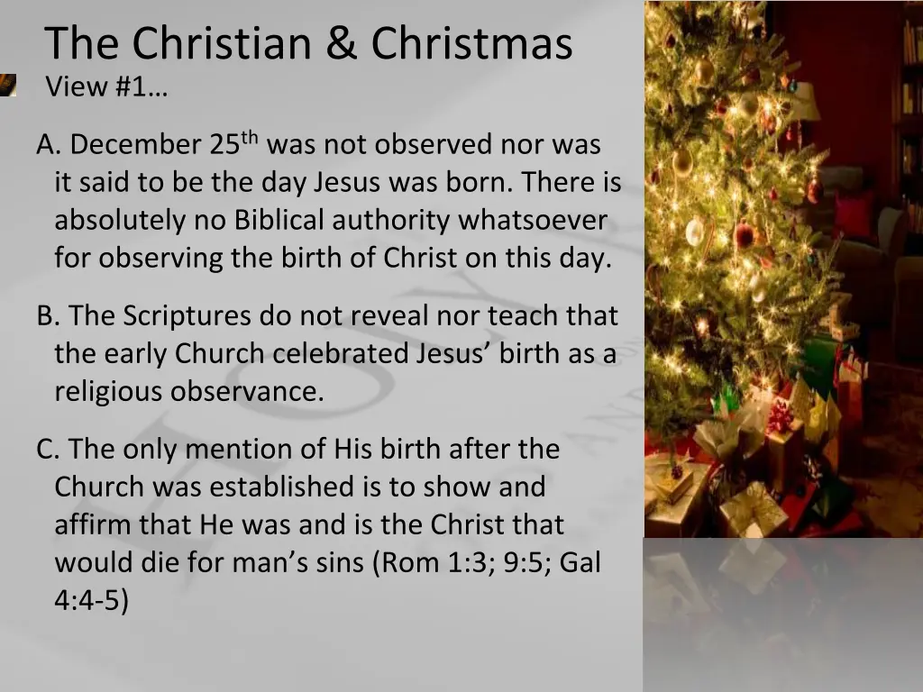 the christian christmas view 1