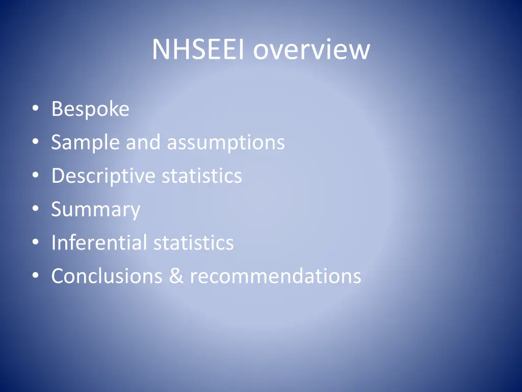 nhseei overview