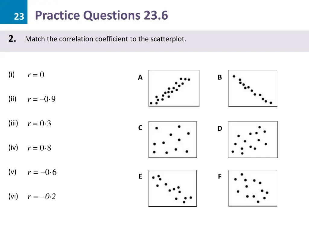 23 practice questions 23 6 7