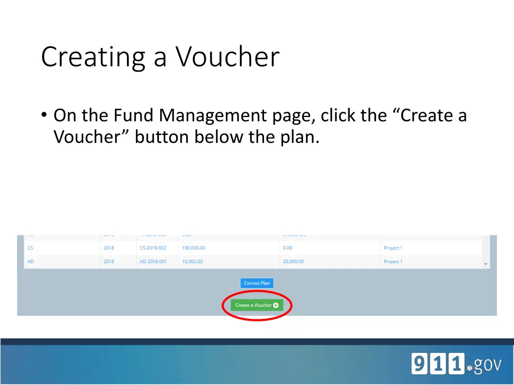 creating a voucher