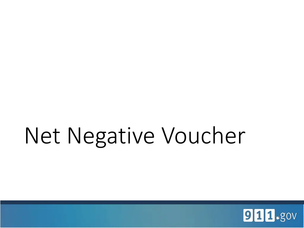 net negative voucher