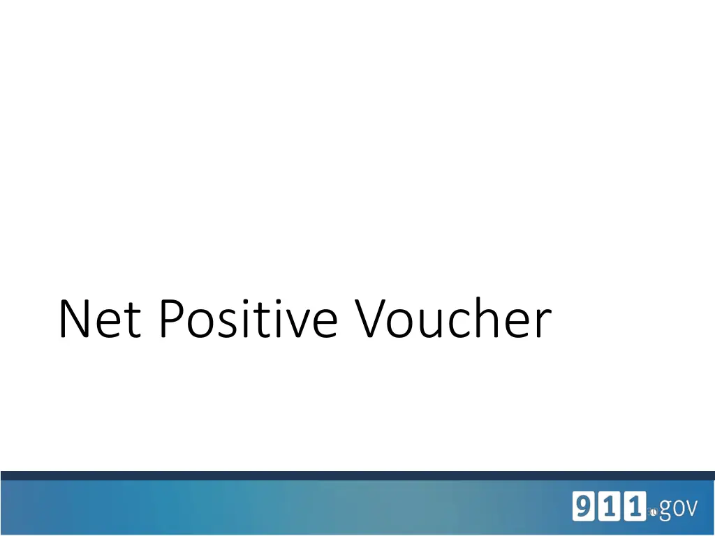 net positive voucher