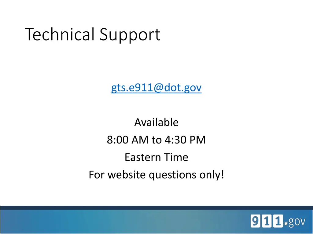 technical support