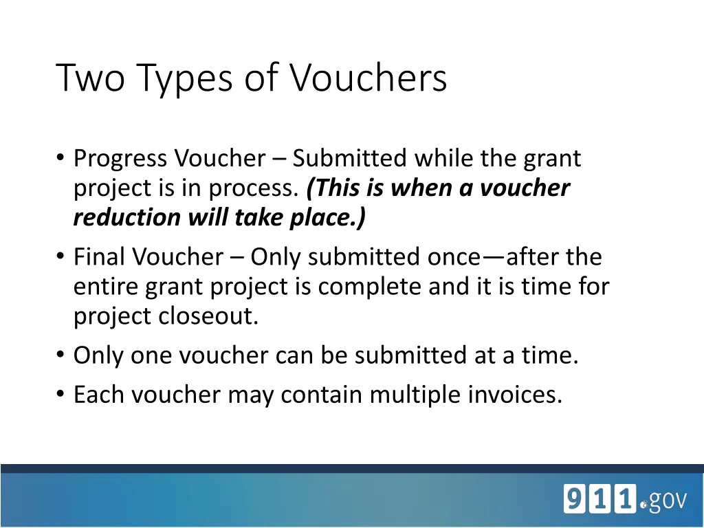 two types of vouchers