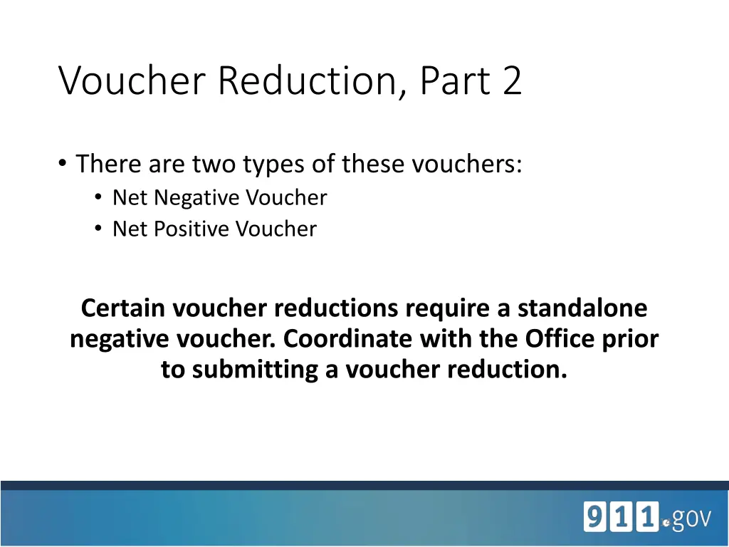 voucher reduction part 2