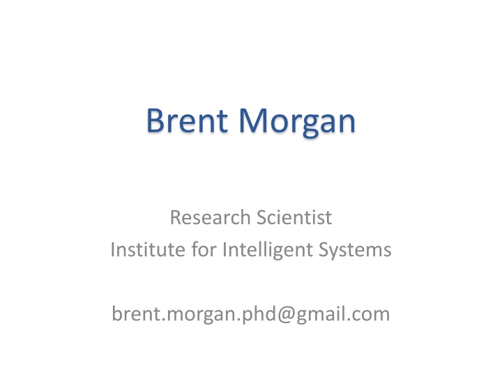 brent morgan