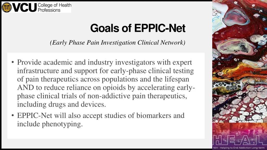 goals of eppic net