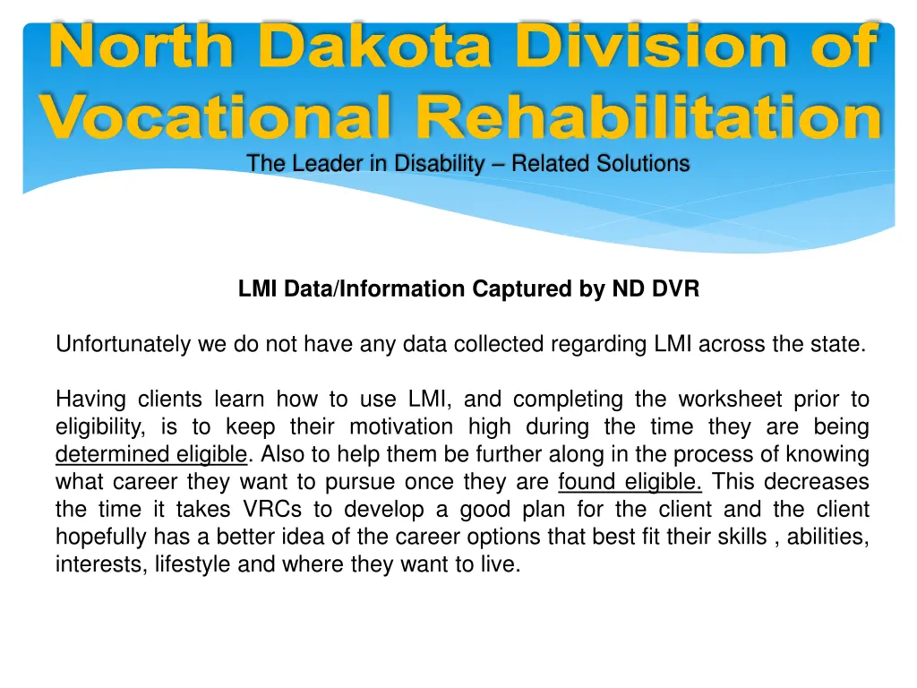 north dakota division of vocational rehabilitation 13