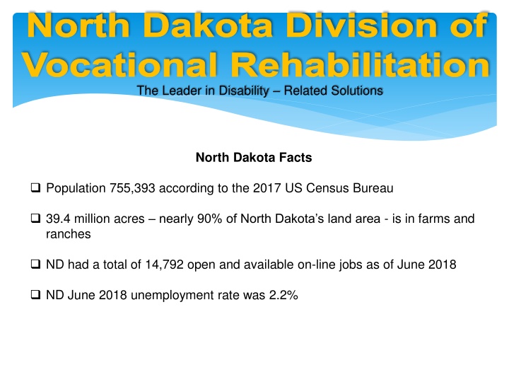 north dakota division of vocational rehabilitation