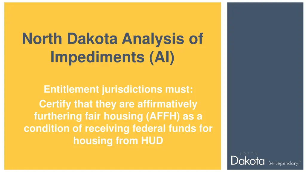 north dakota analysis of impediments ai