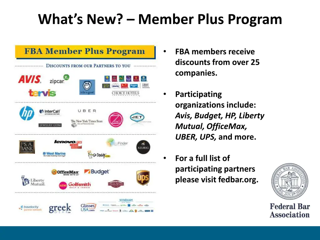 what s new member plus program