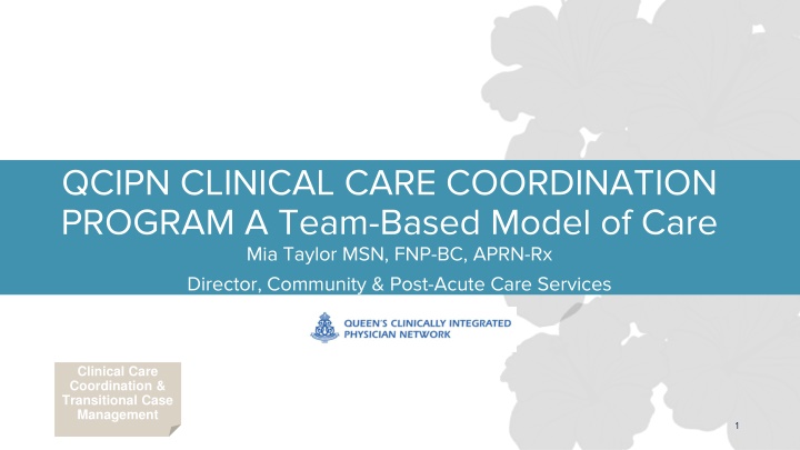 qcipn clinical care coordination program a team
