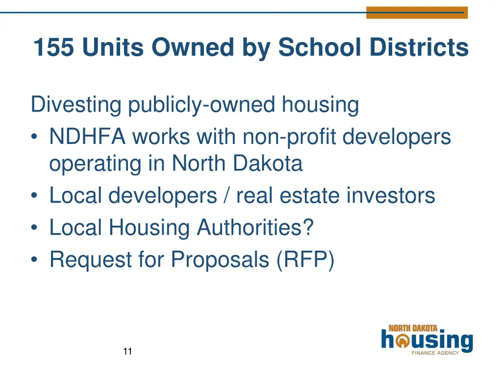 155 units owned by school districts 1