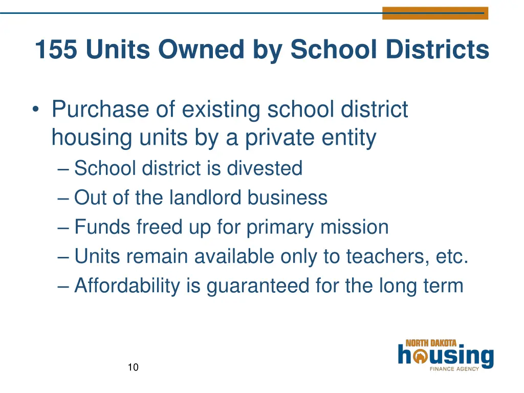 155 units owned by school districts