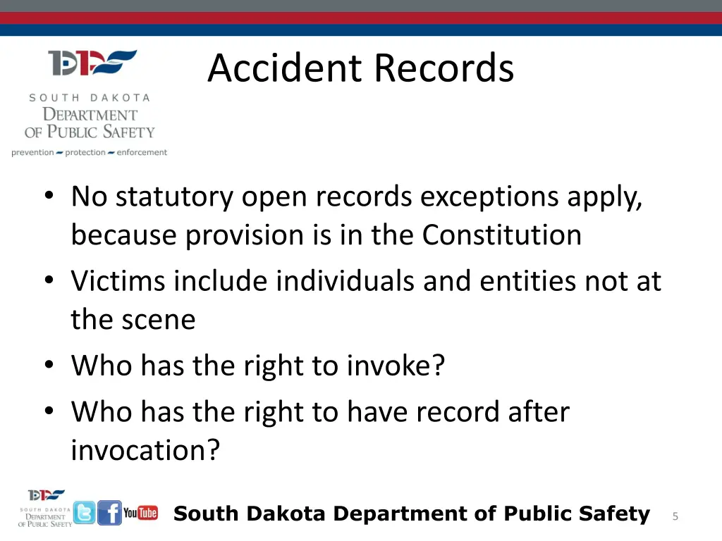 accident records