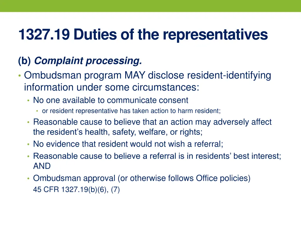 1327 19 duties of the representatives 4