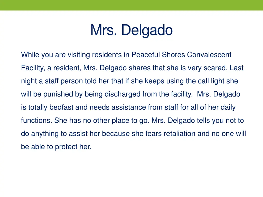 mrs delgado