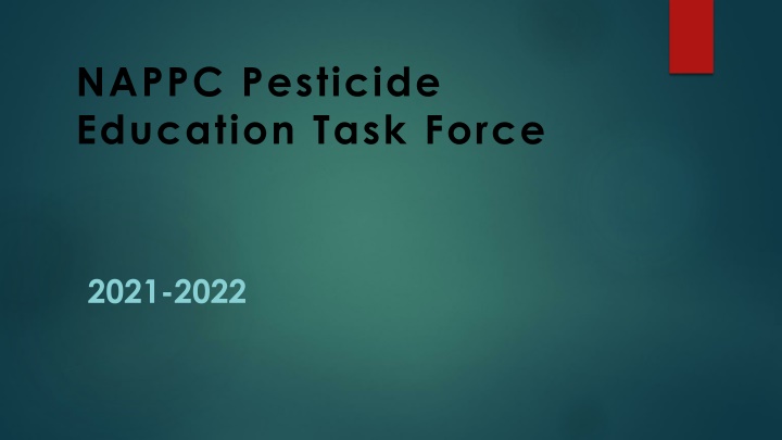 nappc pesticide education task force