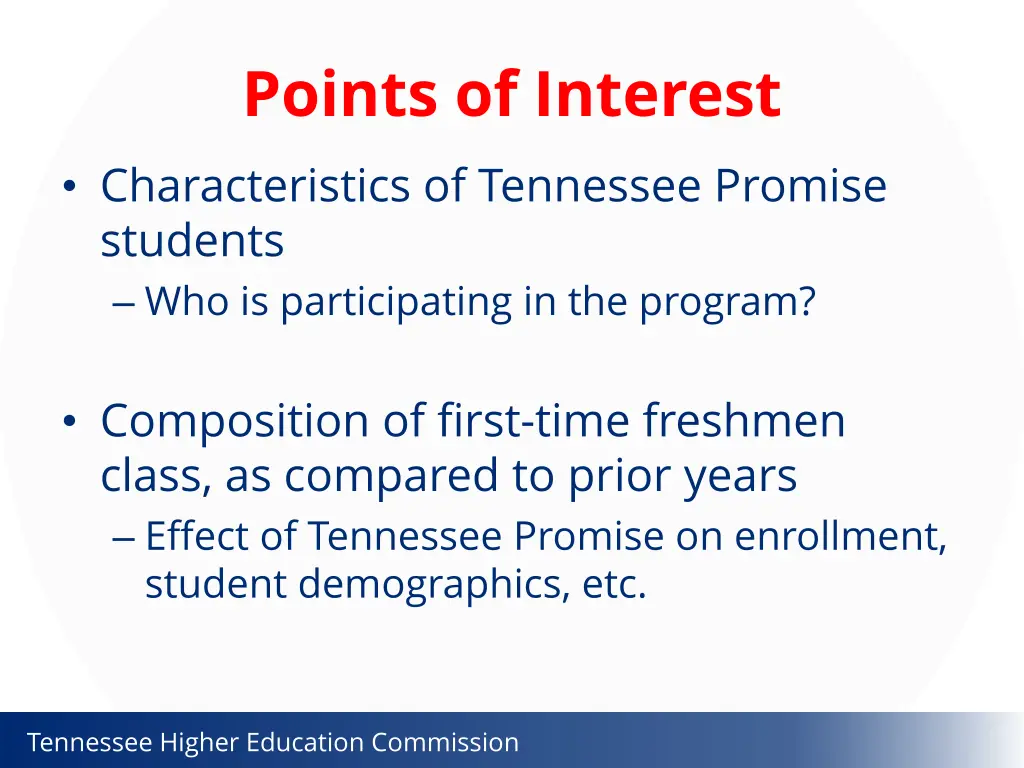 points of interest characteristics of tennessee