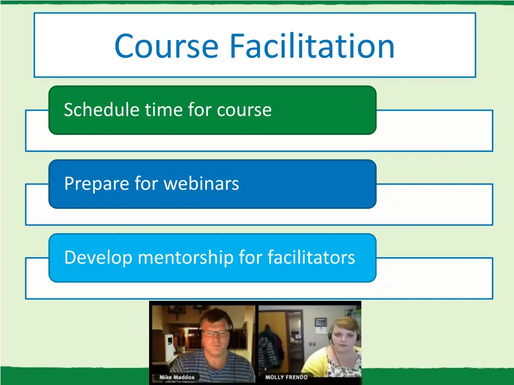 course facilitation