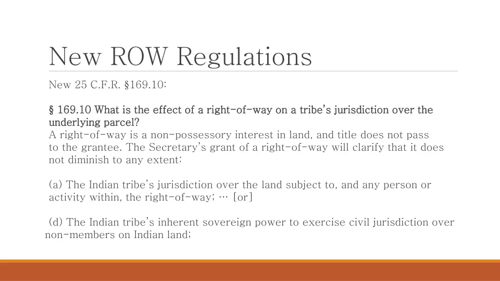 new row regulations 3