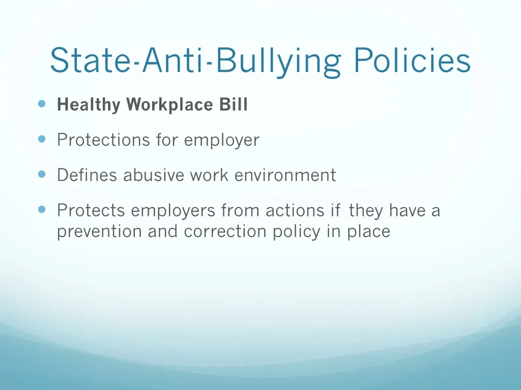 state anti bullying policies 2