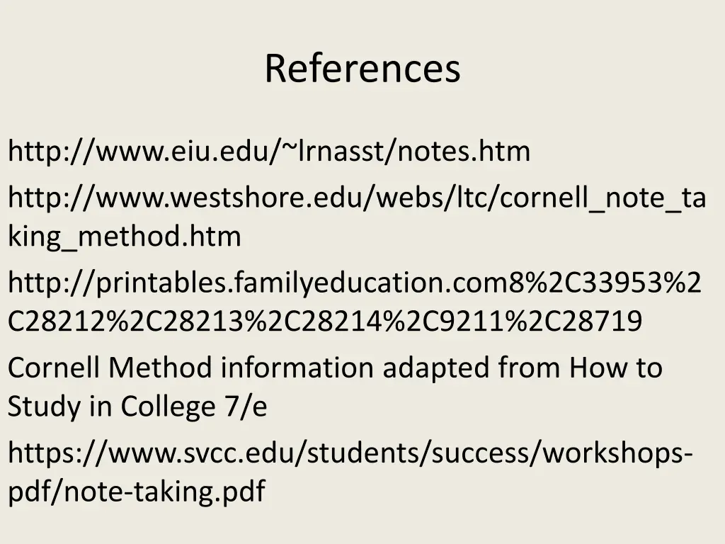 references